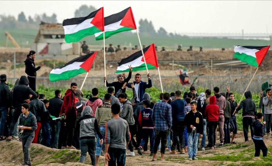 احياء ذكرى النكبة على حدود قطاع غزة