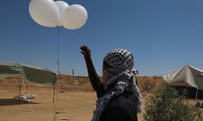 غلاف غزة يشتعل البالونات الحارقة