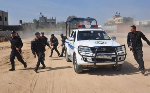 الاستنفار الأمني كامل لشرطة بقطاع غزة