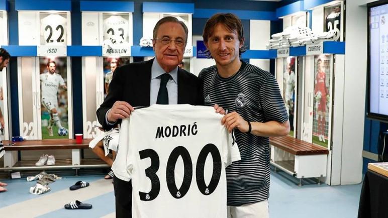 الأنيق لوكا مودريتش يصل للمباراة رقم 300 مع ريال مدريد