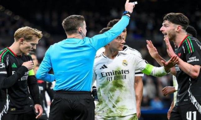 ارسنال يطيح ريال مدريد خارج دوري الأبطال بالفوز بهدفين