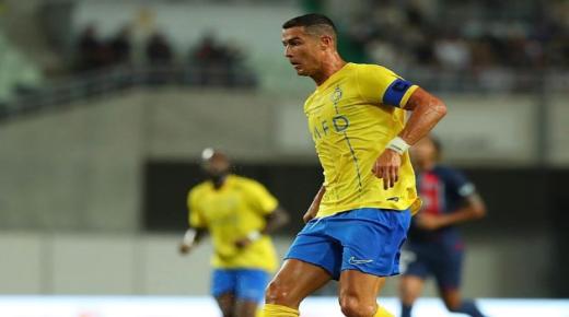 النصر السعودي يتعادل مع باريس سان جيرمان وديا