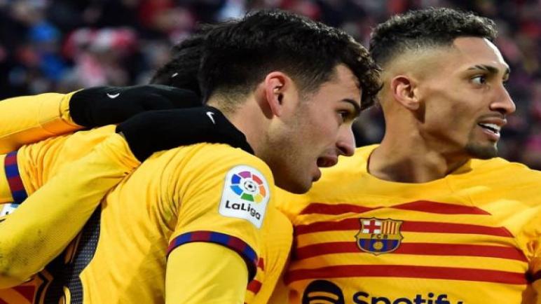 برشلونة يفوز بصعوبة علي جيرونا في الدوري الاسباني
