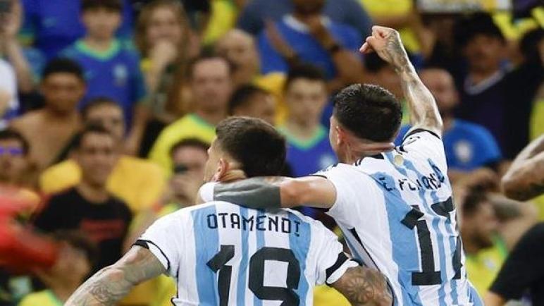 ‎الأرجنتين تهزم البرازيل بهدف ‏نظيف في تصفيات كأس العالم