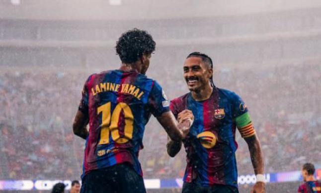 برشلونة يضرب بخماسية جديدة ضد فاينورد في بداية مشوار بدوري أبطال أوروبا