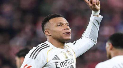 كيليان مبابي يقود ريال مدريد للفوز علي أتلتيك بيلباو