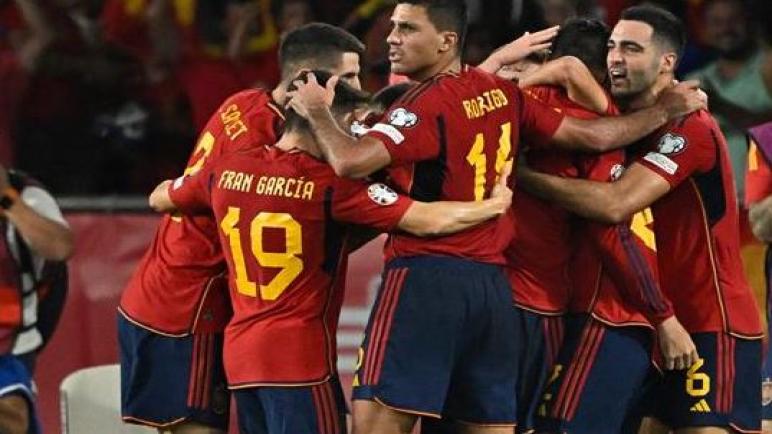 إسبانيا تفوز علي اسكتلندا في التصفيات المؤهلة ليورو 2024