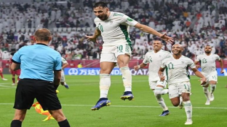 الجزائر تتغلب علي قطر و تواجه تونس في نهائي بطولة كأس العرب