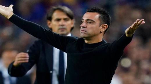 برشلونة يتعادل مع انتر ميلان ليصبح على بعد خطوة من الهبوط الى الدوري الاوروبي