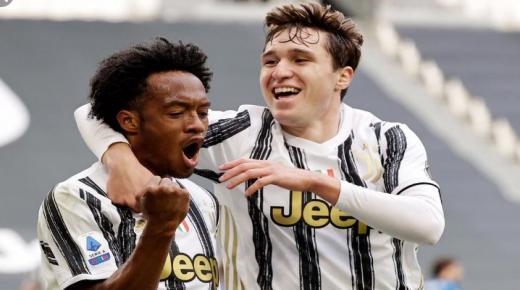 يوفنتوس يتفوق علي انتر ميلان و يصعد الى المركز الرابع مؤقتاً