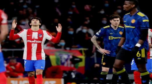 مانشستر يونايتد يعود بتعادل ثمين ضد أتلتيكو مدريد