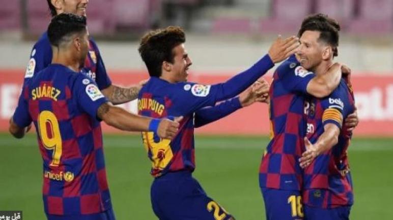 برشلونة يوجه فياريال في بطولة الليغا