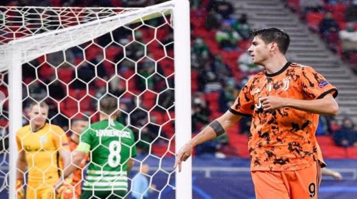 يوفنتوس يصحح المسار ويحقق الفوز علي فرينكفاروزي في الابطال