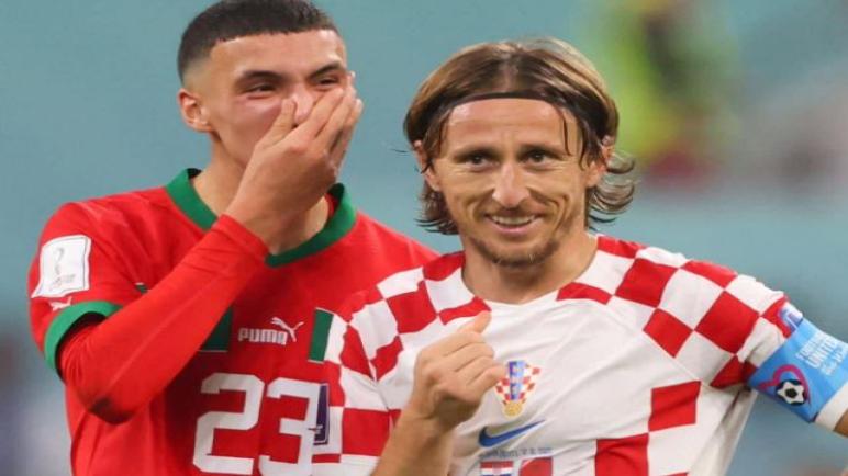 كرواتيا تحصد الميدالية البرونزية بالفوز علي المغرب في مونديال 2022